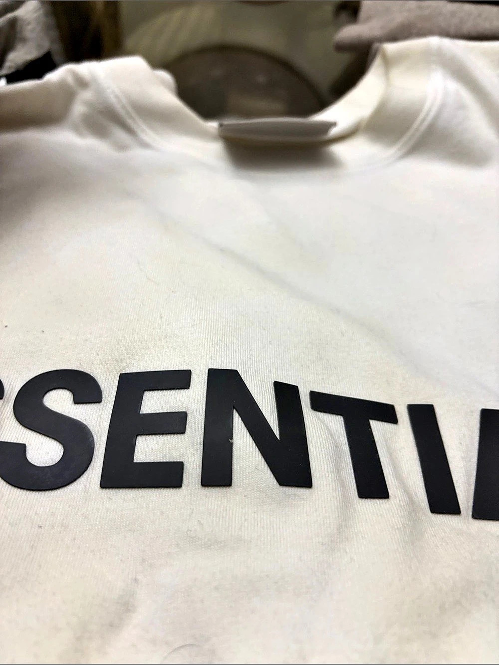 Fear of God Essentials Short Sleeve Tee in White